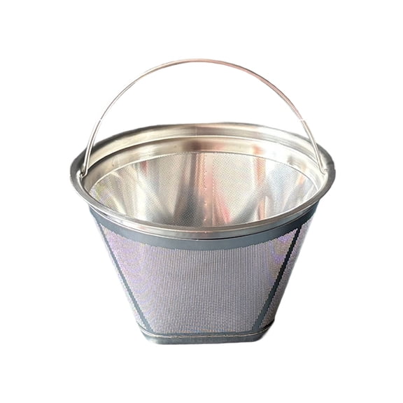 Cone Shape Coffee Filter Practical 304 Stainless Steel Fine Meshes Screen Replacement Part for Coffee Machine