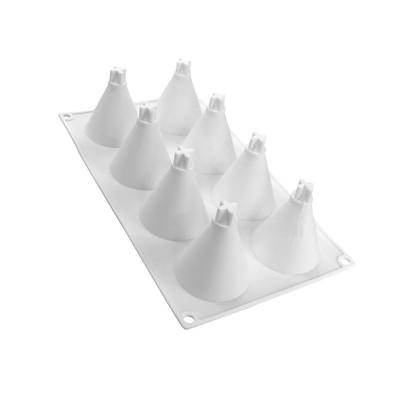Cone Shape Silicone Molds Fondant Mousses Cake Molds Making Pastries Chocolate Molds Baking Decorating Tool Nonstick