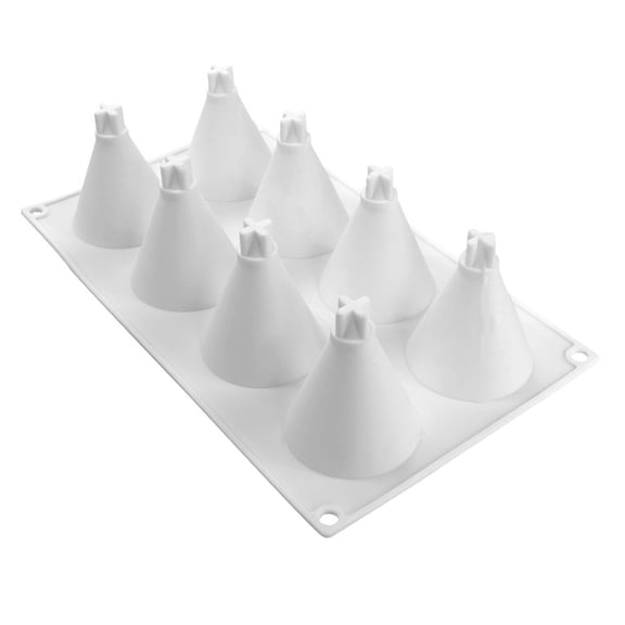Cone Shape Silicone Molds Nonstick Mousses Cake Molds Cake Decorating Tool for Truffles Cheesecakes Easily to Clean