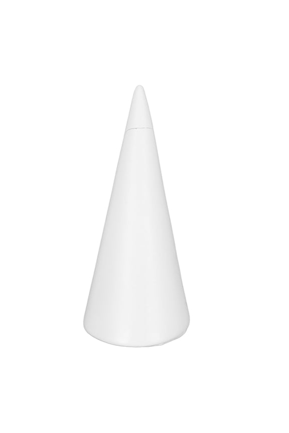 Cone Shaped Resin Ring Holder Stand Decorative Jewelry Display Organizer Station for Wedding Engagement Rings