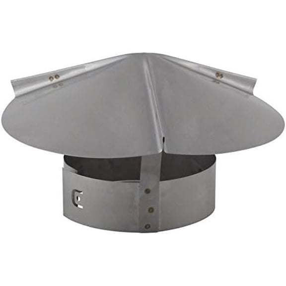 Cone Top Cap with Screen - Stainless Steel (6 inch)