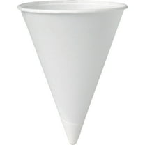 Cone Water Cups Cold, Paper, 4oz, White, 200/Bag, 25 Bags/Carton