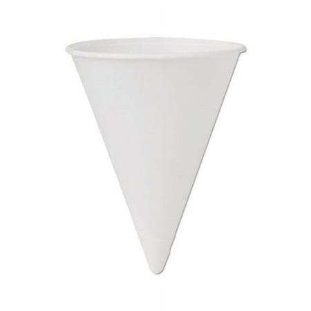 Cone Water Cups Cold, Paper, 4oz, White, 200/Pack