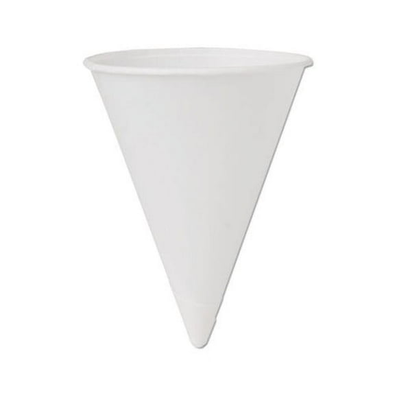 Cone Water Cups Cold, Paper, 4oz, White, 200/Pack