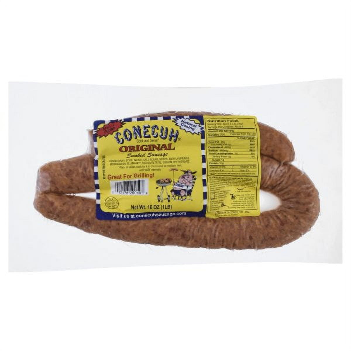 Conecuh Sausage Natural Casing Hickory Smoked Original Sausage, 16 oz