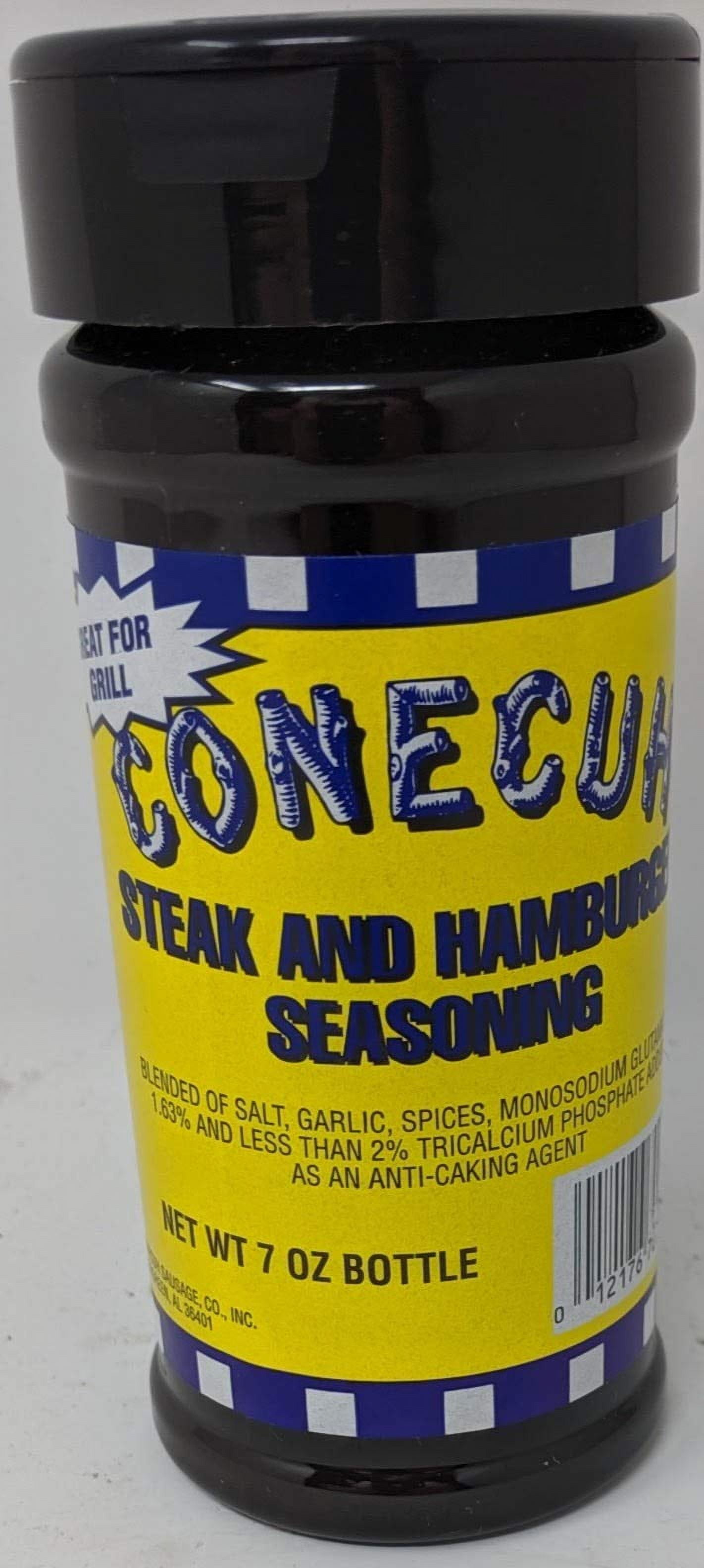 Conecuh Steak and Hamburger RE32Seasoning 7 Oz Bottle Makers of Conecuh