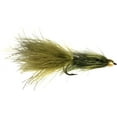 thumbnail image 1 of Conehead Wooly Bugger Fly Fishing Flies Lures for Trout and Other Freshwater Fish - One Dozen Wet / Streamer Flies (Olive, 12), 1 of 1