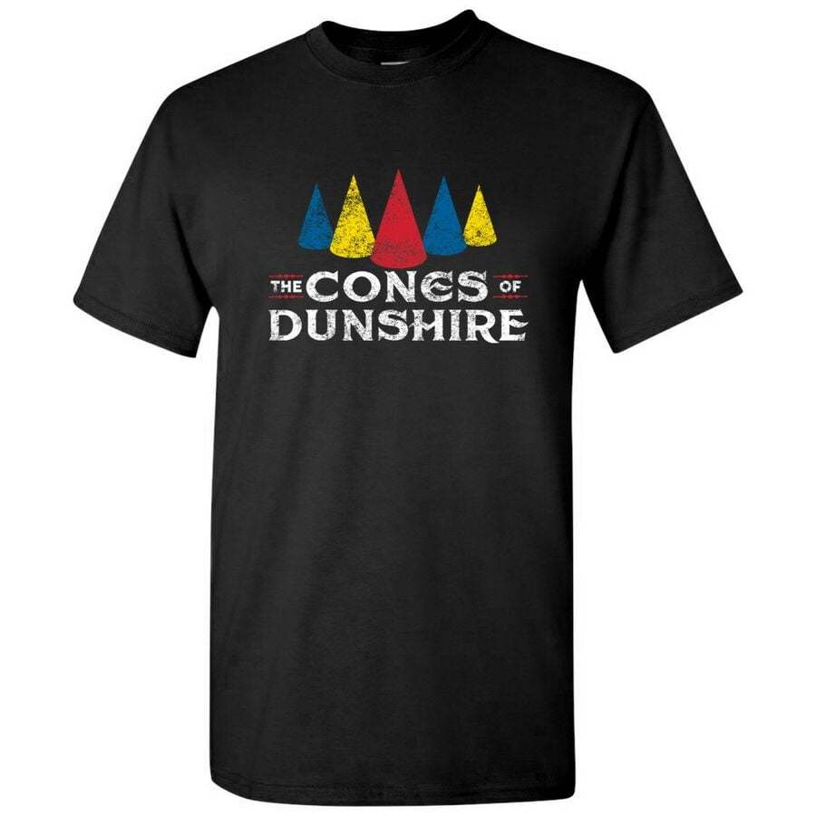 Cones of Dunshire Funny Ben Board Game Parody T Shirt