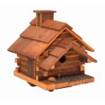 thumbnail image 1 of Conestoga Log Cabin Birdhouse (Medium) - Natural Cedar, 1 of 3