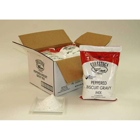 Conestoga Peppered Biscuit Gravy Mix, 24 Ounce -- 6 per case.