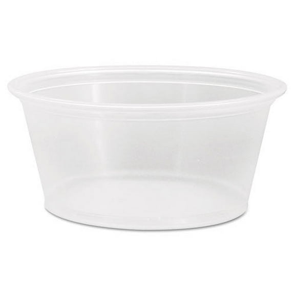 Conex Complements Portion/Medicine Cups, 3.25 oz, Plastic, Clear, 125/Bag, 20 Bags/Carton | Bundle of 2