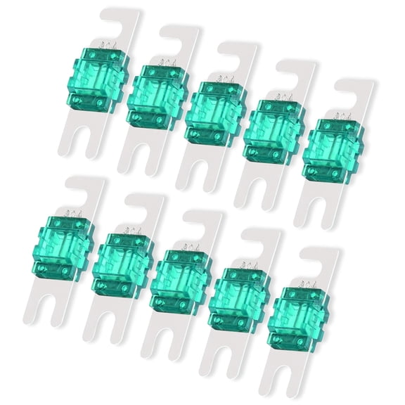 Conext Link 10pcs 30 Amp AFS Fuse Nickel Plated Blade Auto Stud Inline for 12V Car Audio Wiring System