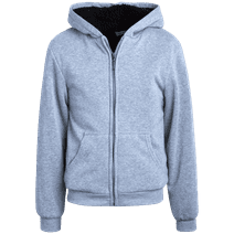 Coney Island Boys’ Sweatshirt - Sherpa Lined Zip Hoodie (Size: 4-16)