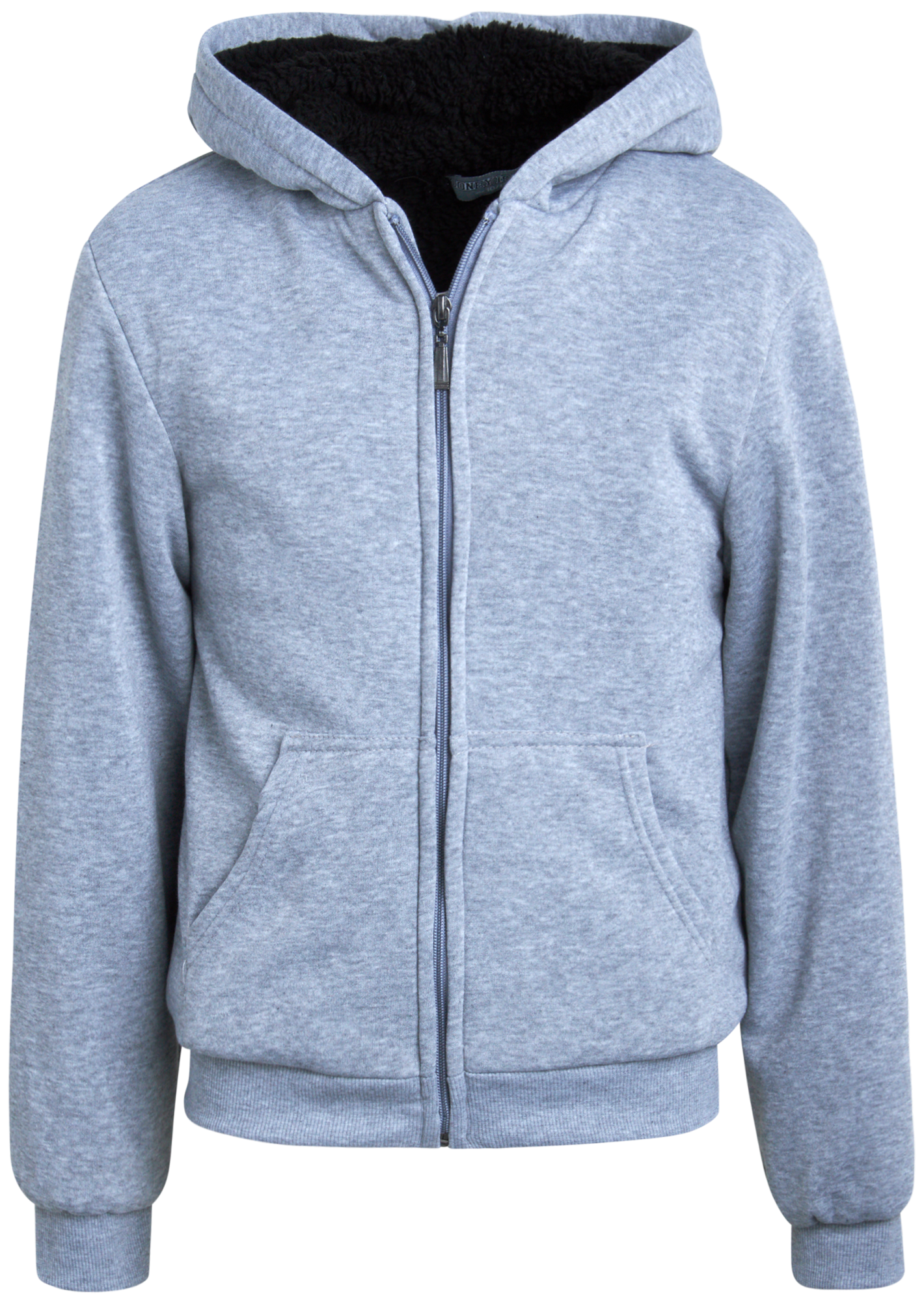 Coney Island Boys Sweatshirt Sherpa Lined Zip Hoodie Size 5 16 
