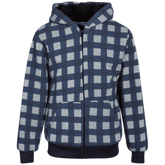 Coney Island Boys' Sweatshirt - Soft Fleece Sherpa Lined Zip Up Hoodie for Boys (Sizes Run Small: 4-16)