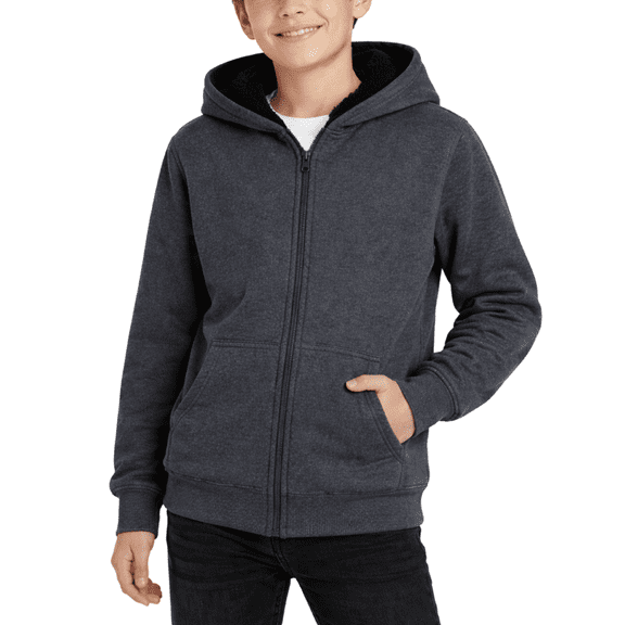 Coney Island Boys Hoodies - Soft Fleece Sherpa Lined Hoodie Sweatshirt for Boys with Pockets (4-16)