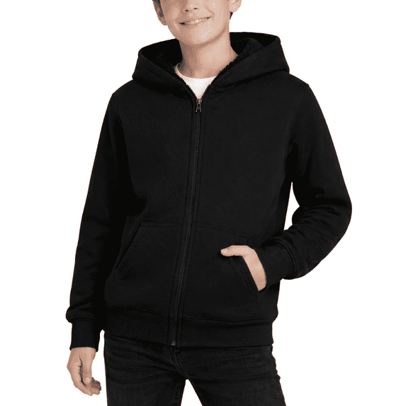 Coney Island Boys Hoodies Cozy Soft Fleece Sherpa Lined Hoodie Sweatshirt for Boys with Pockets