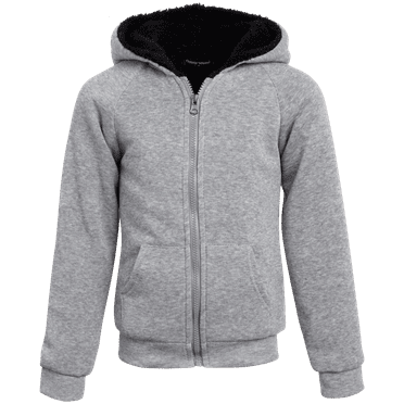 Coney Island Boys' Sweatshirt - Soft Fleece Sherpa Lined Zip Up Hoodie for Boys (Sizes Run Small: 4-16)