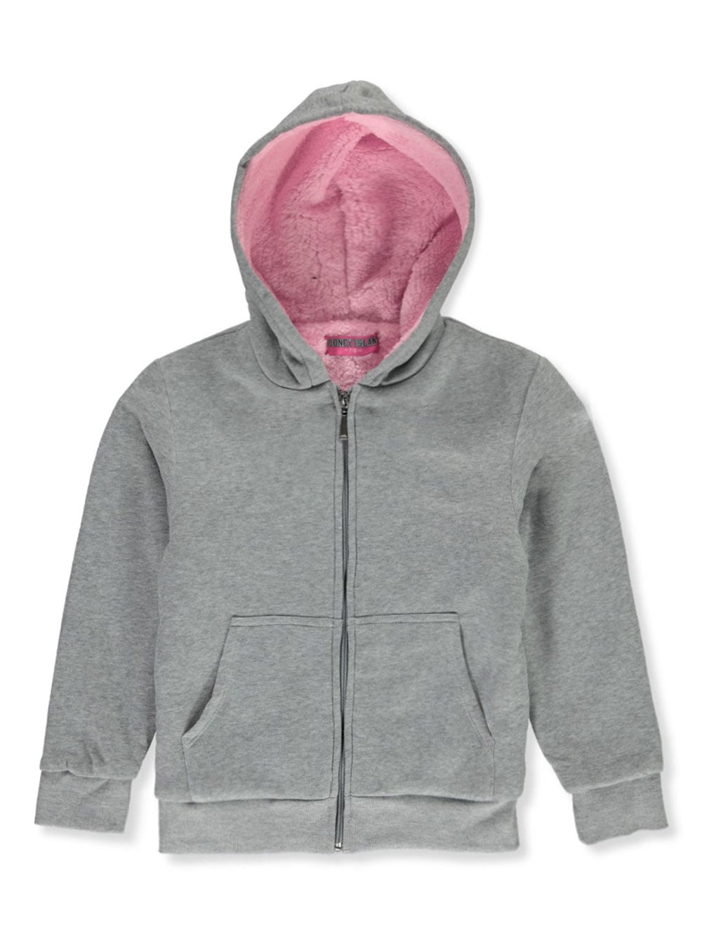 Childrens fur lined best sale hoodie