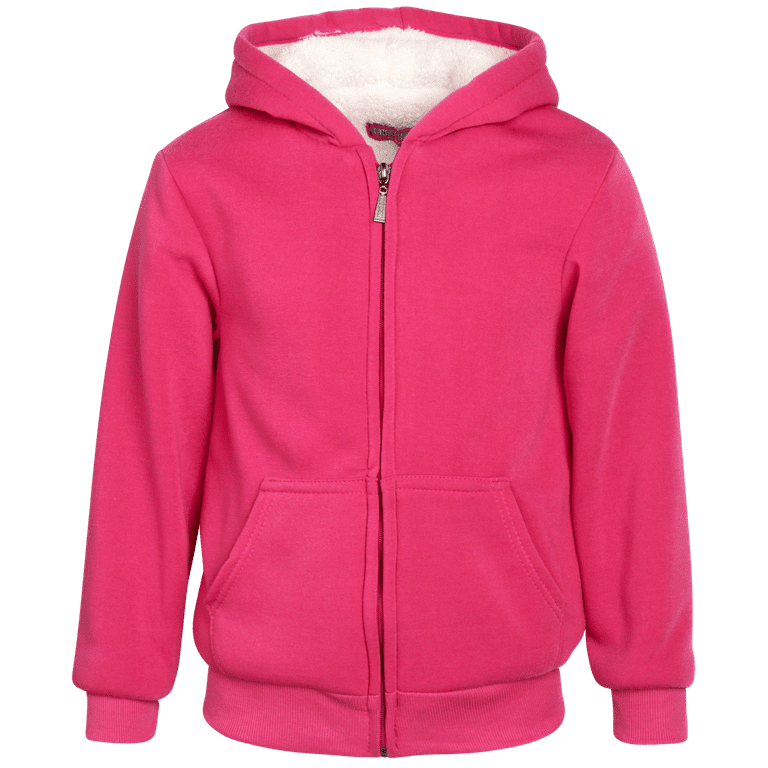 Girls fleece deals lined hoodie