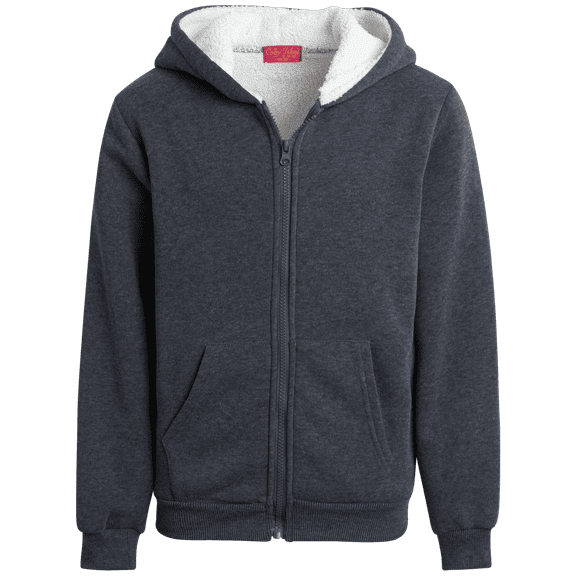 Coney Island Girls Hoodie - Soft Fleece Sherpa Lined Zip Up Hooded Sweatshirt for Girls (4-16)