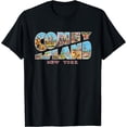 thumbnail image 1 of Coney Island New York NY Vintage Retro Souvenir T-Shirt, 1 of 3