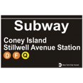 thumbnail image 1 of Coney Island Stillwell Avenue New York City Subway Station Tin Sign Size: 16 x 12 Inches, 1 of 4