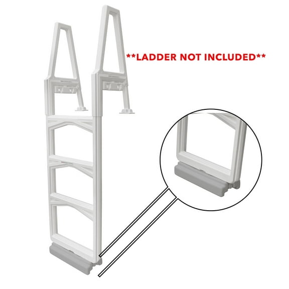 Confer 3" Warm Gray Riser for Above Ground In-Pool Ladder