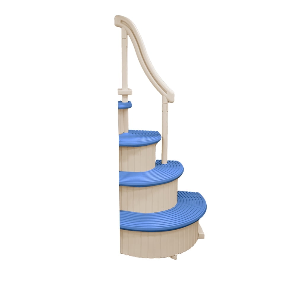 Confer Plastic Curved Add-on Section for Complete Step System, Blue ...
