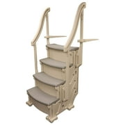 Confer Plastics CCX-AG 4 Step Above Ground Pool Ladder Stair Entry System