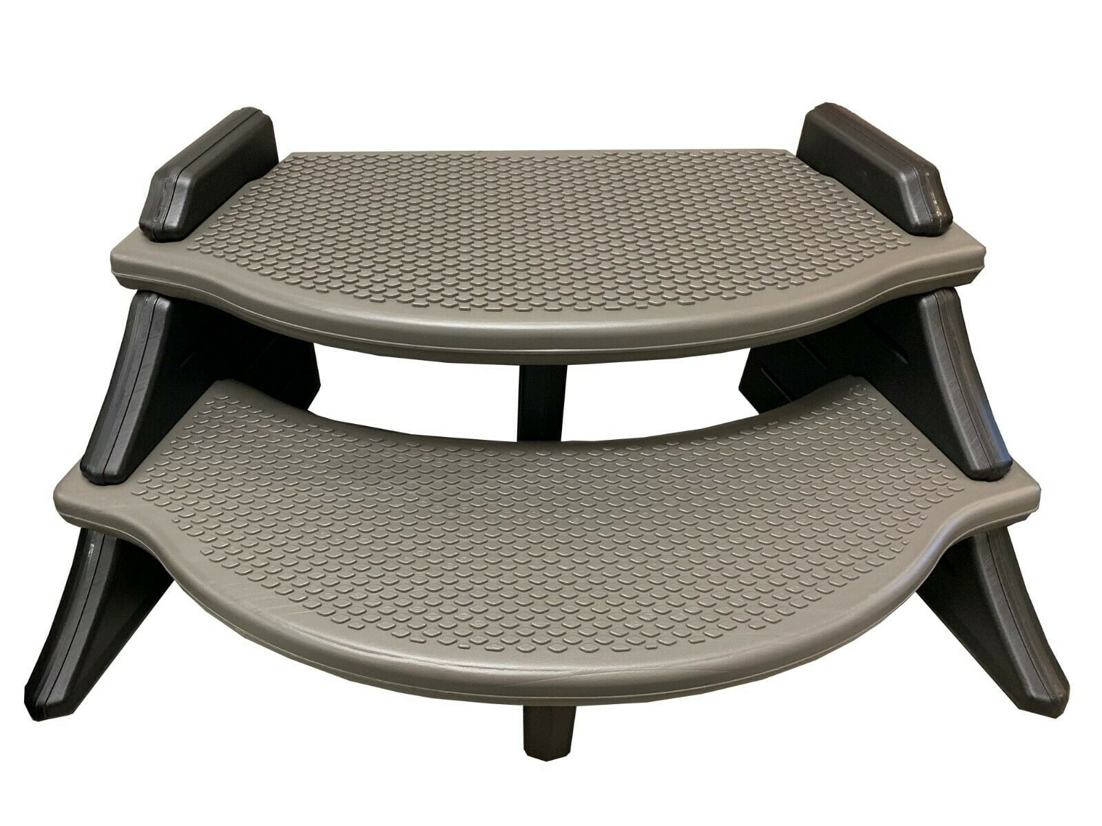 Gray Resin 2-Step Hot Tub Accessory