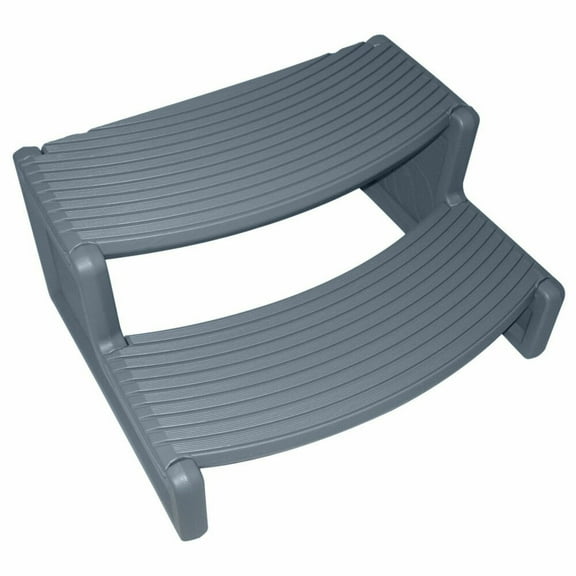 Confer Plastics H2 Handi-Step for Spas & Hot Tubs (Various Colors Available), Dark Gray