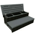 thumbnail image 1 of Confer Plastics Leisure Accents Outdoor Spa Hot Tub Storage Steps,Deep Gray, 1 of 7
