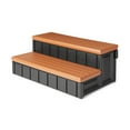 thumbnail image 1 of Confer Plastics Leisure Accents 36" Spa Hot Tub Storage Steps, Redwood, 1 of 9