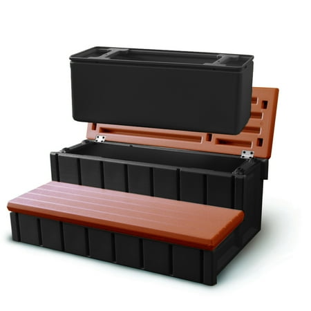 Confer Spa Step w/ Storage - Redwood