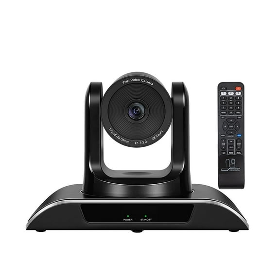 Conference Camera 3X Optical Zoom 1080P Full HD USB PTZ 129 Wide Angle Webcam For Conferencing, Live Streaming, Recording ,Full Clarity