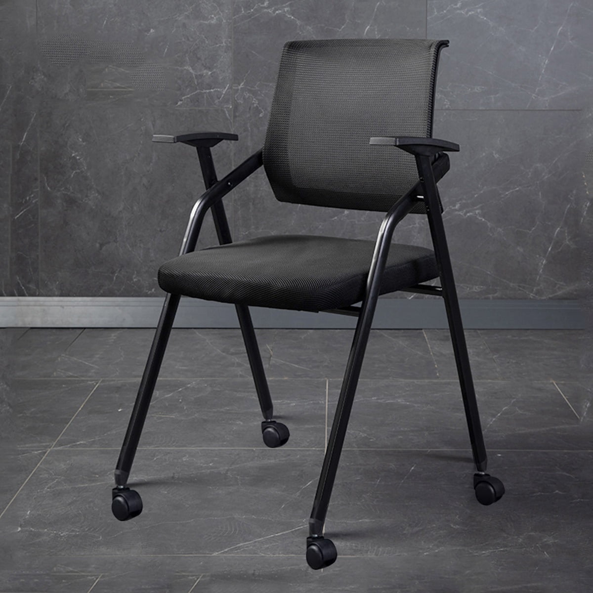 Conference Chairs with Wheels Ergonomic Office Chair,Folding Chair for ...