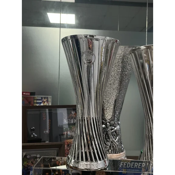 Conference League Football Trophy, 33 cm Resin Replica Trophy, Christmas Halloween Gifts The Best Gift For Fans