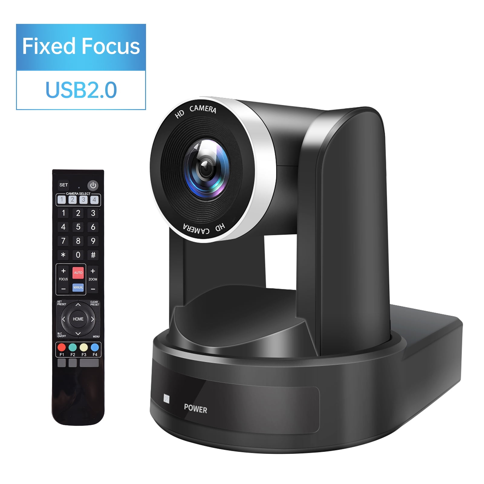 Conference PTZ Camera 4K 8MP USB Wireless Video Conference Room Camera  Webcam with Remote Control for Meeting Business Education