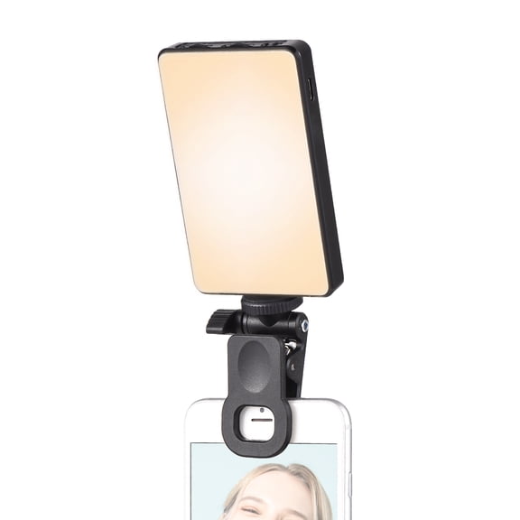 Conference Portable Clip On Photo Light 2500K To 9000K Brightness Adjustable 12W LED Video Conference Fill Light For Computer Tablet Phone