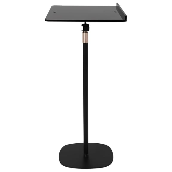 Conference Presentation Stand, Portable Podium Stand Presentation Standing for Classroom Height Adjustable Desk in Conference Rooms, Schools Load-Bearing Capacity 25Kg/55 Lbs (Black)
