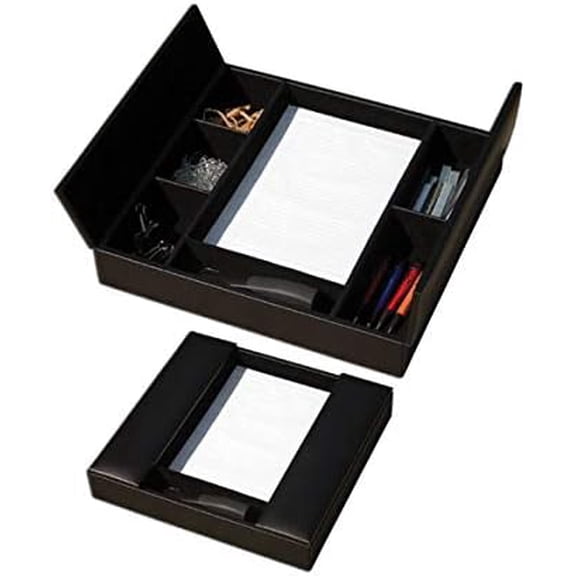 Conference Room Organizer, Black 17.625L x 17W x 4H in$$Furniture