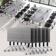 thumbnail image 1 of Conference Room Tables with Wheels,Modular Folding Conference Table,Rolling Heavy Duty Conference Tables,for Meeting Office School Classroom University Library, 1 of 7