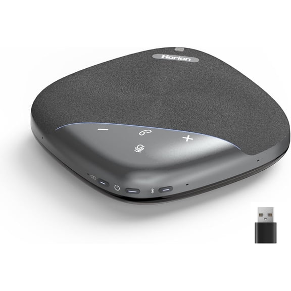 Conference Speaker with Microphone, Wireless Bluetooth Speakerphone for Office Meeting Computer PC, w/8 Mics, 20ft Voice Pickup, 8H Call Time, AI Noise Cancelling, Portable with Zoom/Teams