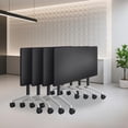 thumbnail image 1 of Conference Table with Wheels, Flip Top Rolling Training Table for Office & Meeting Room, Space-Saving Design, Multiple Sizes & Packs, 1 of 7