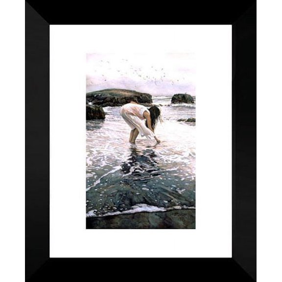 Conferring with the Sea 20x24 Framed Art Print by Hanks, Steve