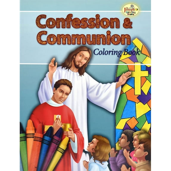 Confession and Communion Coloring Book