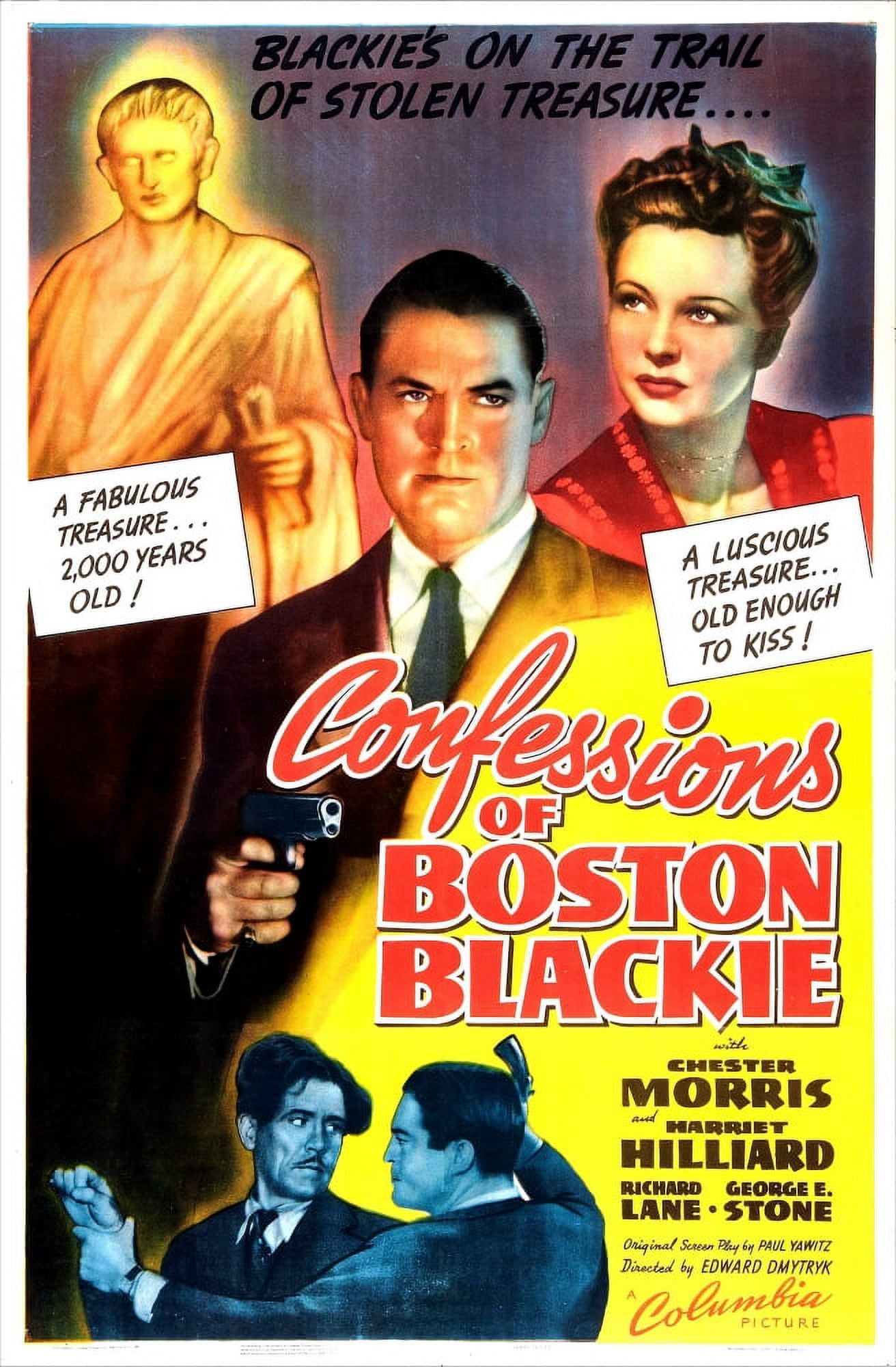 Confessions Of Boston Blackie U Canvas Art -  (11 x 17)
