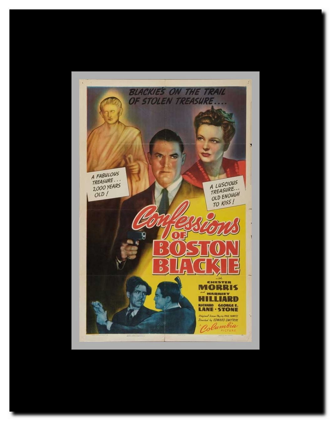 Confessions of Boston Blackie Framed Movie Poster