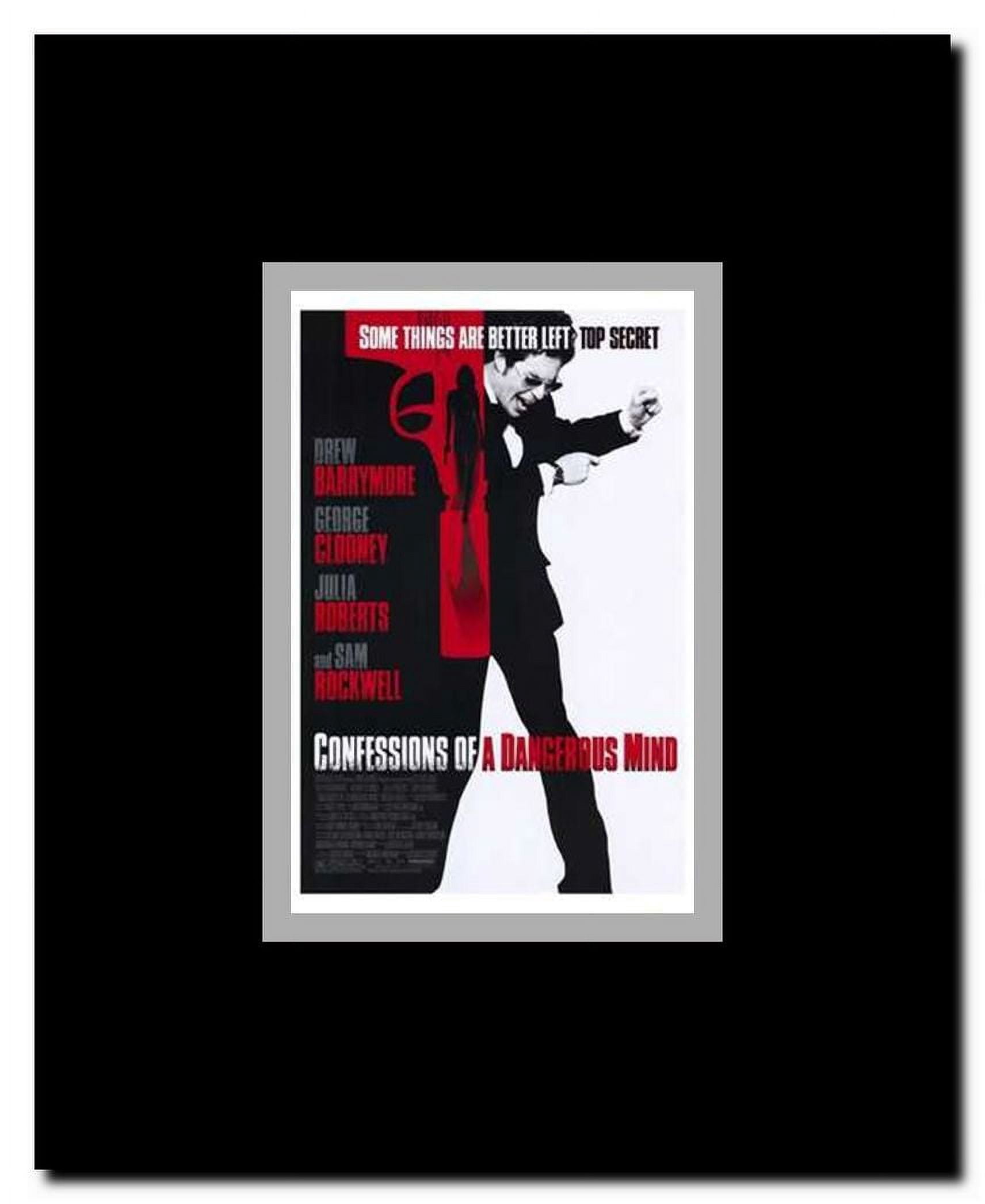 Confessions of a Dangerous Mind Framed Movie Poster
